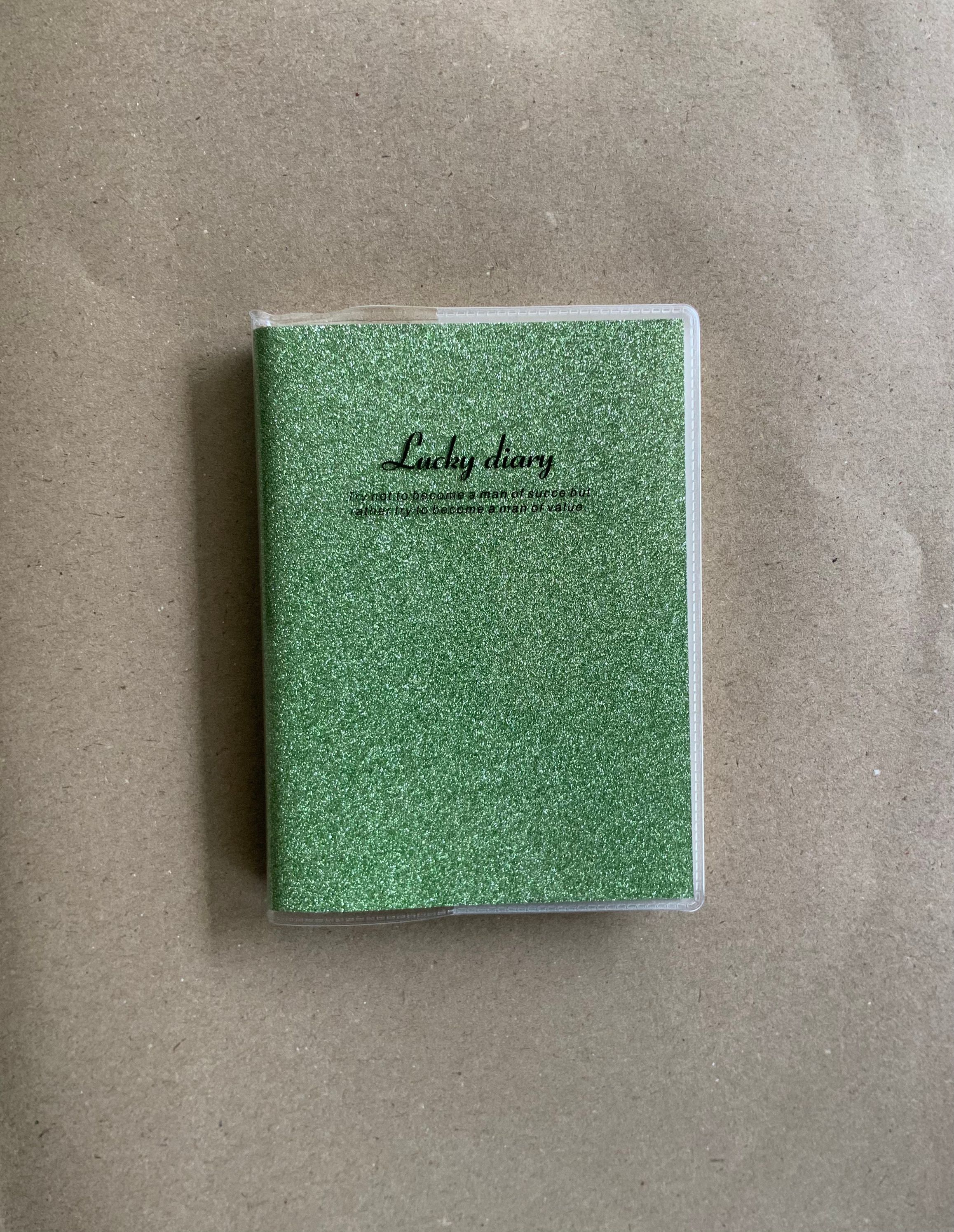 A7 Lucky Diary – Premium Glitter Notebook, Journal, Memo for Dreamers NOTEPAD