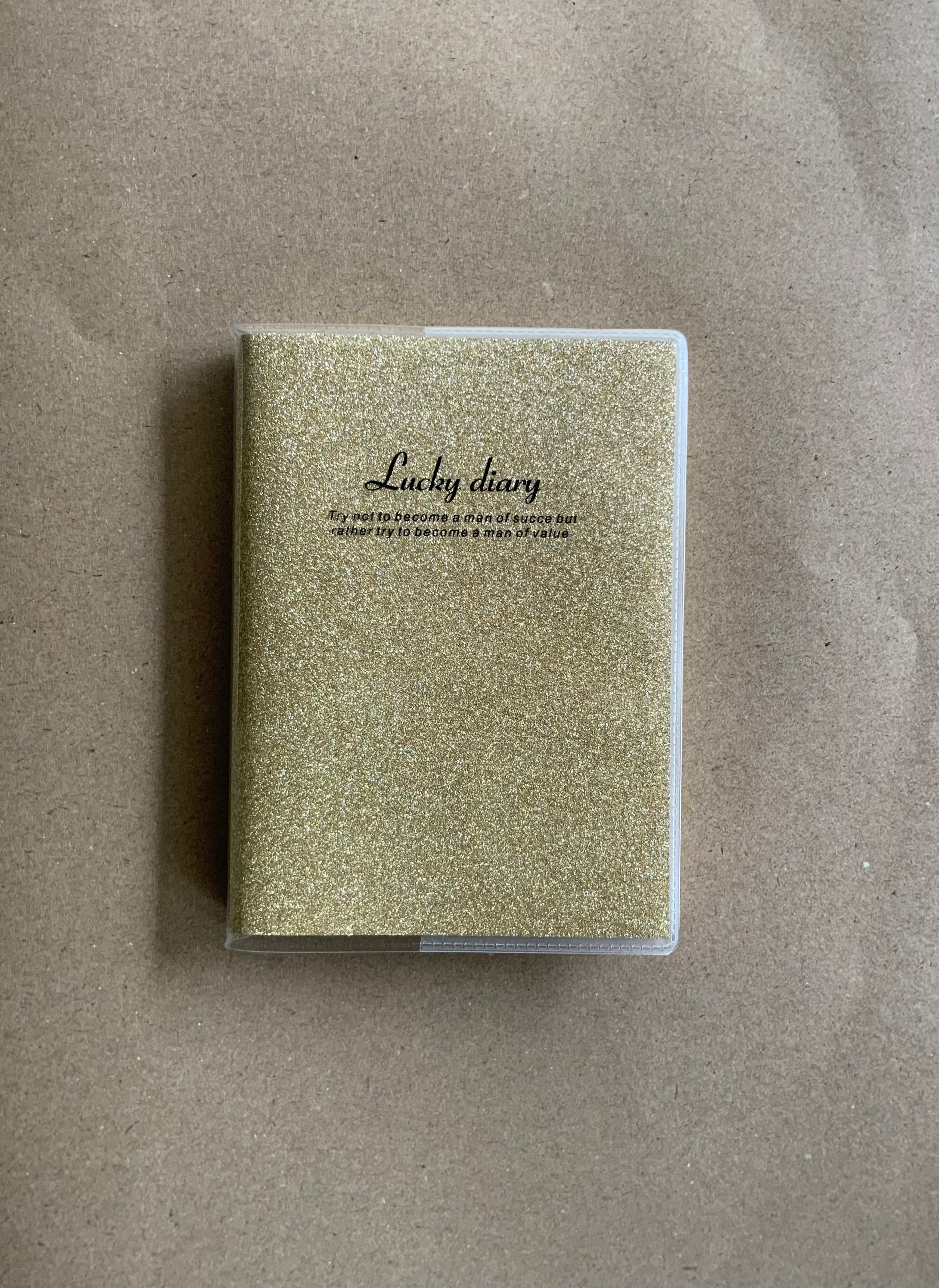 A7 Lucky Diary – Premium Glitter Notebook, Journal, Memo for Dreamers NOTEPAD