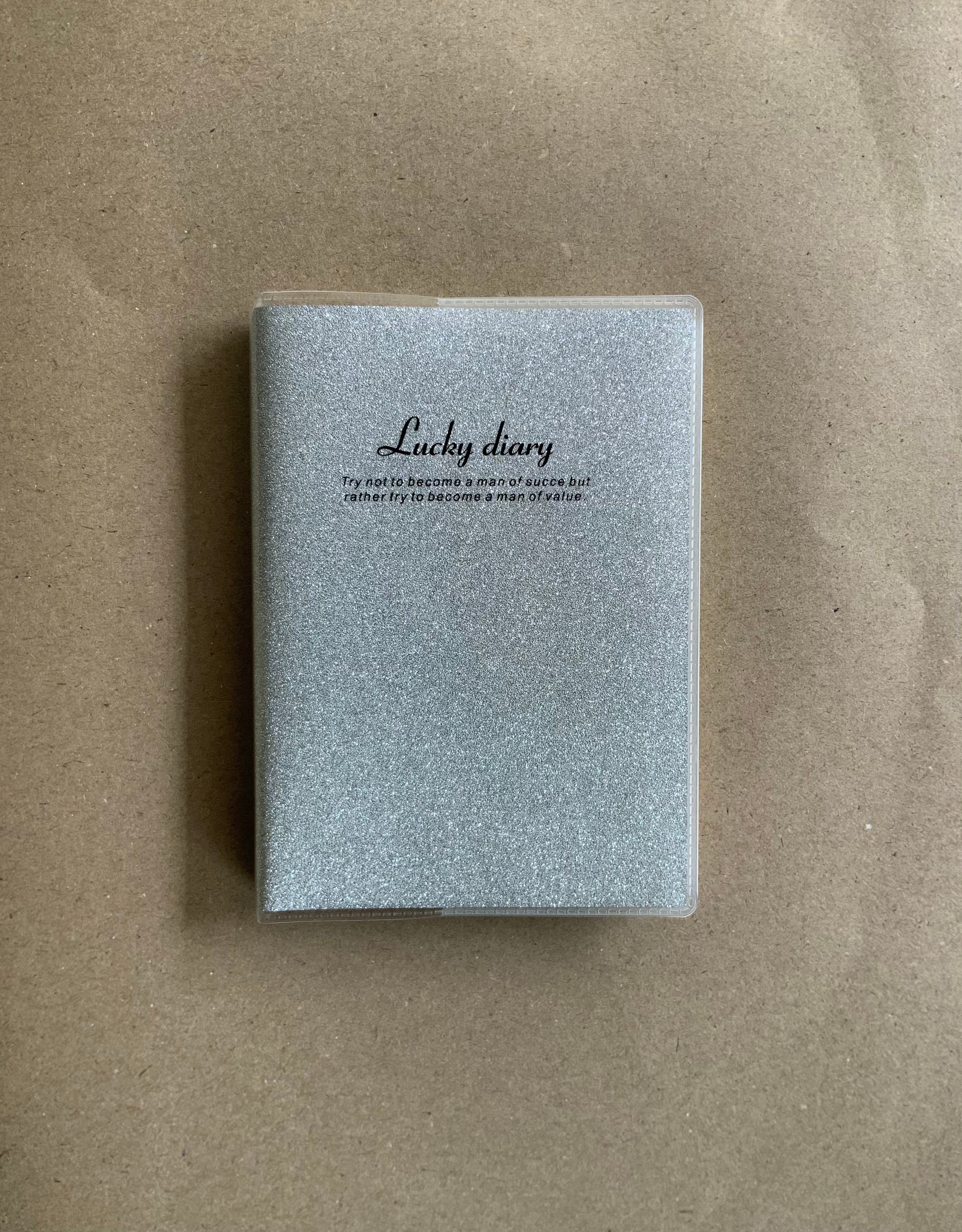 A7 Lucky Diary – Premium Glitter Notebook, Journal, Memo for Dreamers NOTEPAD