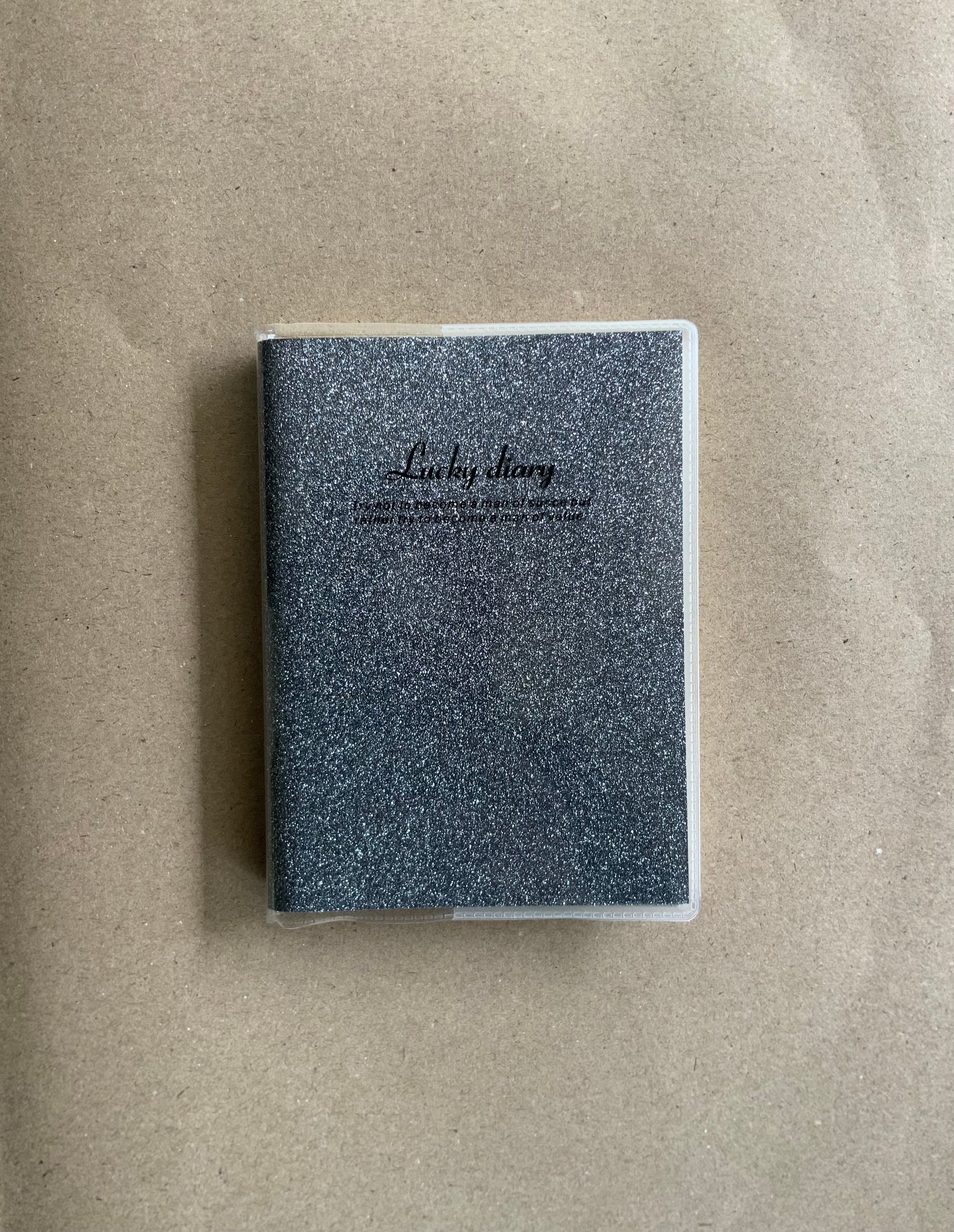 A7 Lucky Diary – Premium Glitter Notebook, Journal, Memo for Dreamers NOTEPAD