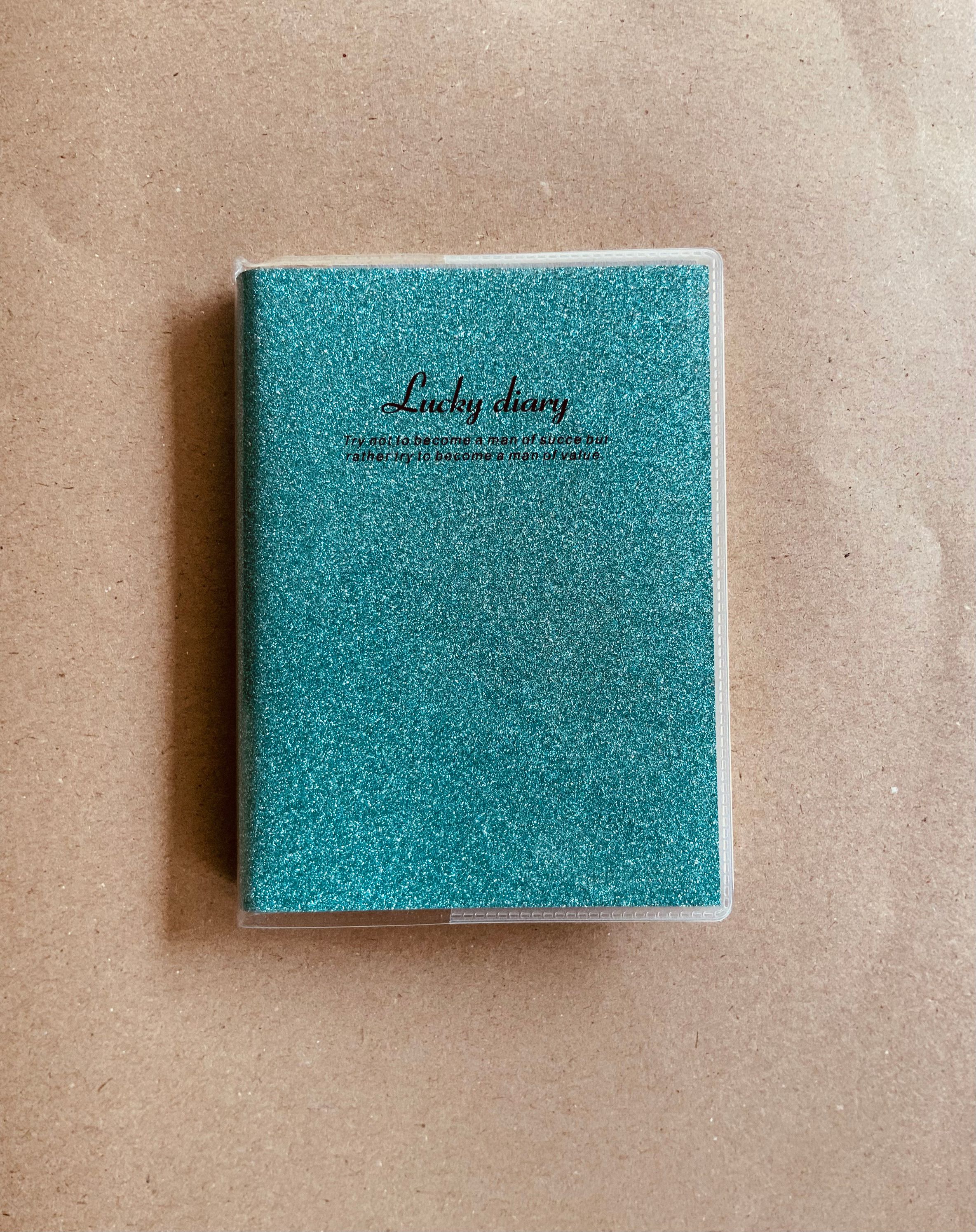 A7 Lucky Diary – Premium Glitter Notebook, Journal, Memo for Dreamers NOTEPAD