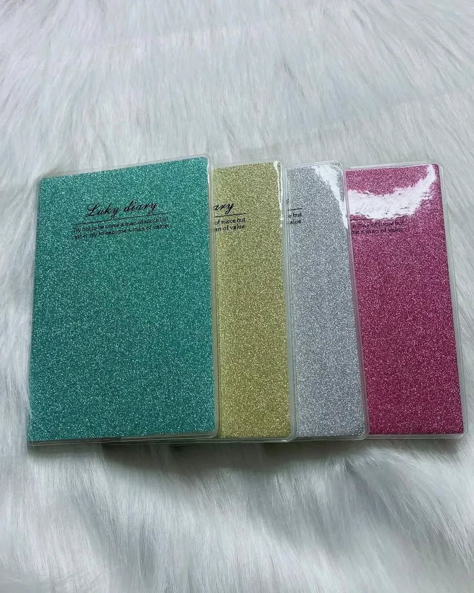 A7 Lucky Diary – Premium Glitter Notebook, Journal, Memo for Dreamers NOTEPAD