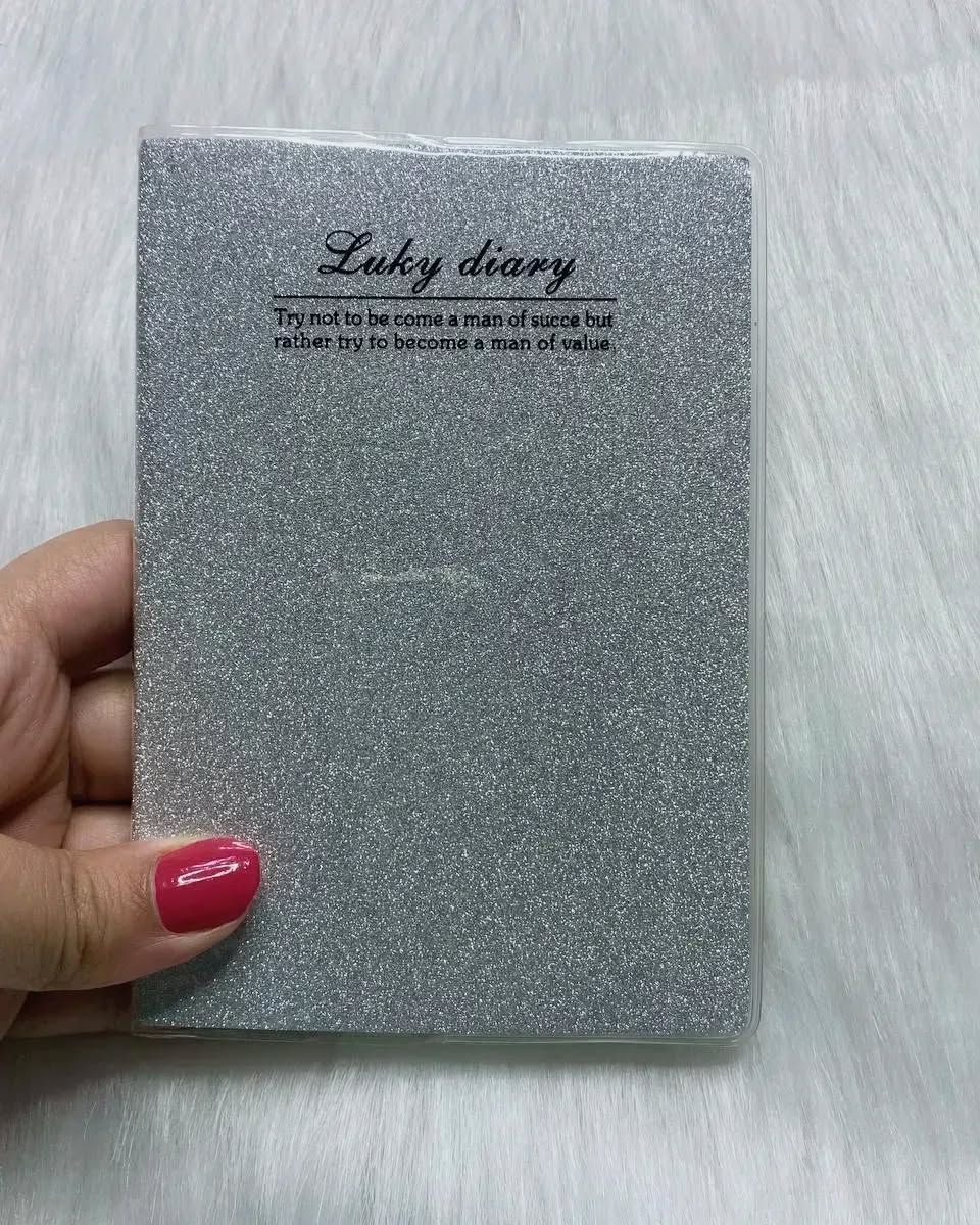 A7 Lucky Diary – Premium Glitter Notebook, Journal, Memo for Dreamers NOTEPAD