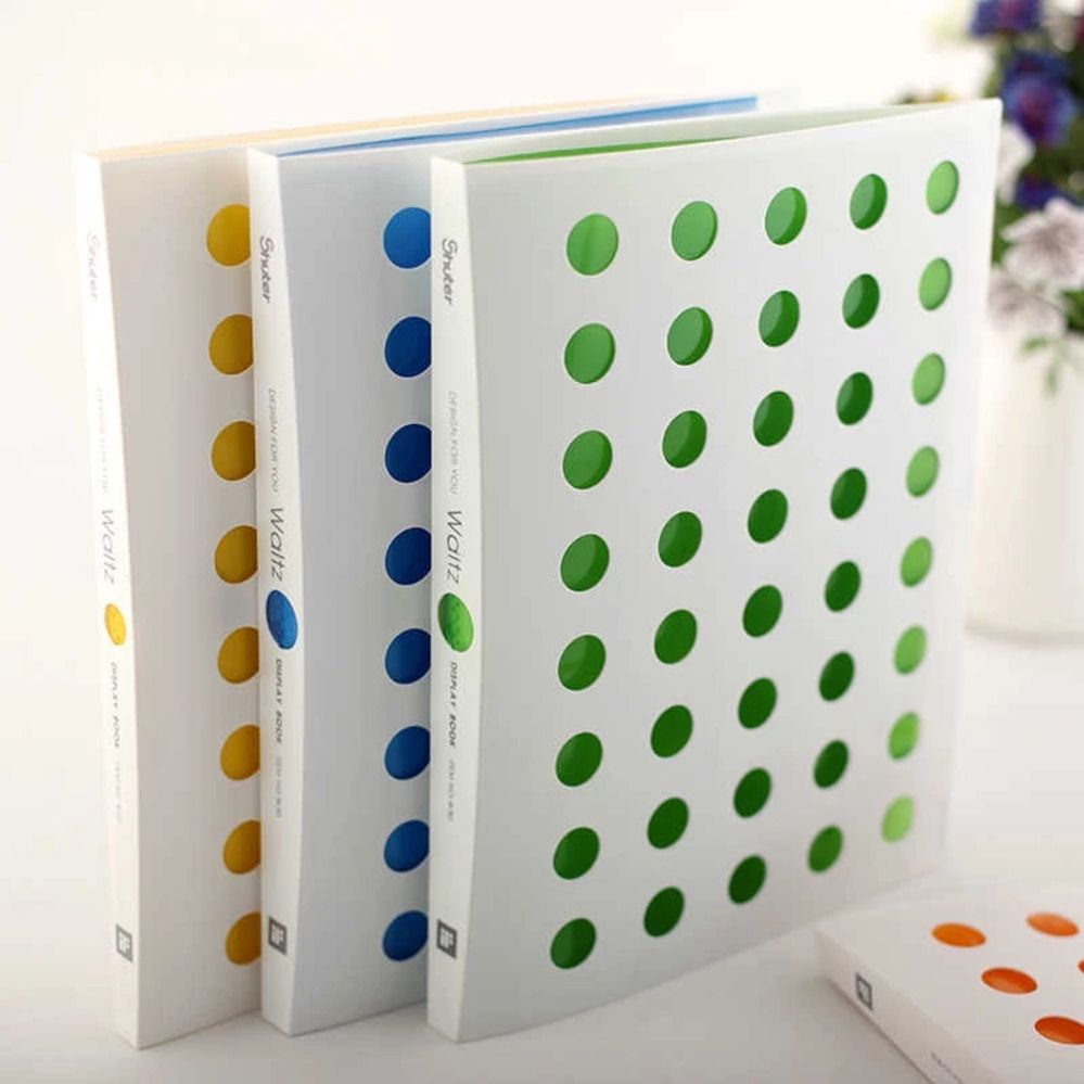 A4 Display Book 40 Pockets | Clear File Folder | Plastic Presentation File | Office & School Display Folder