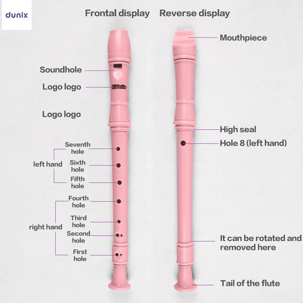CBC Plastic Recorder Flute | Beginner Musical Flute | School Recorder Instrument | Soprano Recorder for Kids & Adults