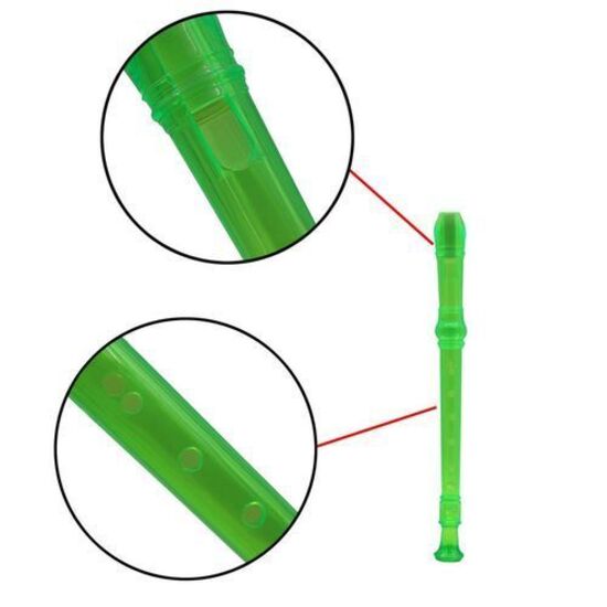 CBC Plastic Recorder Flute | Beginner Musical Flute | School Recorder Instrument | Soprano Recorder for Kids & Adults