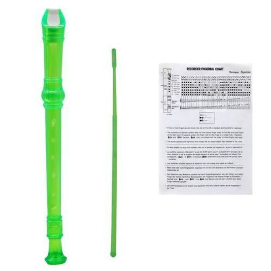 CBC Plastic Recorder Flute | Beginner Musical Flute | School Recorder Instrument | Soprano Recorder for Kids & Adults