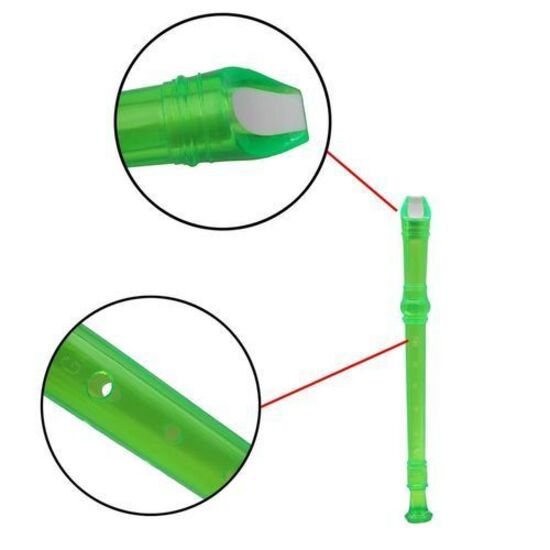 CBC Plastic Recorder Flute | Beginner Musical Flute | School Recorder Instrument | Soprano Recorder for Kids & Adults
