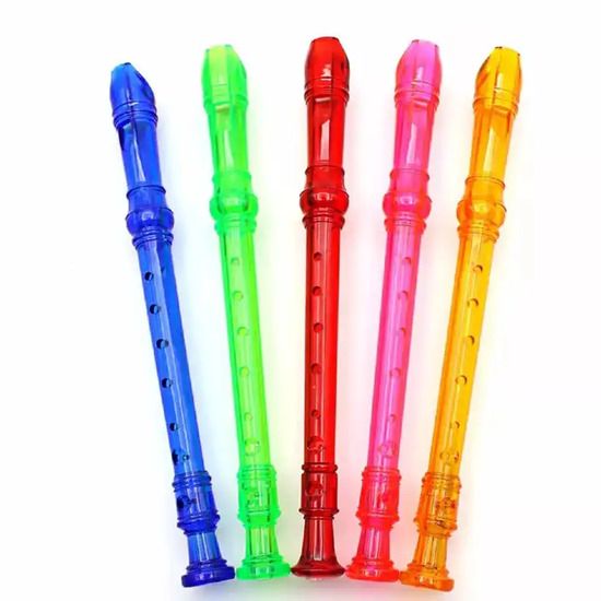 CBC Plastic Recorder Flute | Beginner Musical Flute | School Recorder Instrument | Soprano Recorder for Kids & Adults