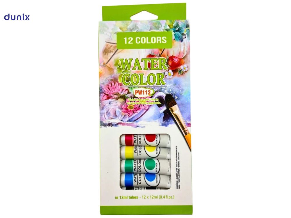 Watercolor Painting Set Oil Painting Pigments for Kids Adult12 Colors Painting Set 12ml Tube Art Painting Pigment for Rocks Paper Acrylic Paint Set Watercolor Painting Set Oil Painting Pigments