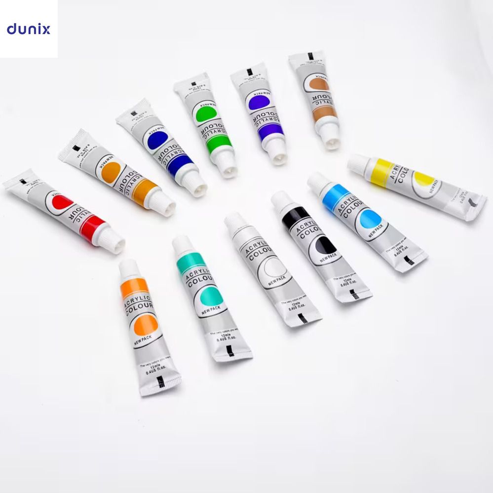 Watercolor Painting Set Oil Painting Pigments for Kids Adult12 Colors Painting Set 12ml Tube Art Painting Pigment for Rocks Paper Acrylic Paint Set Watercolor Painting Set Oil Painting Pigments