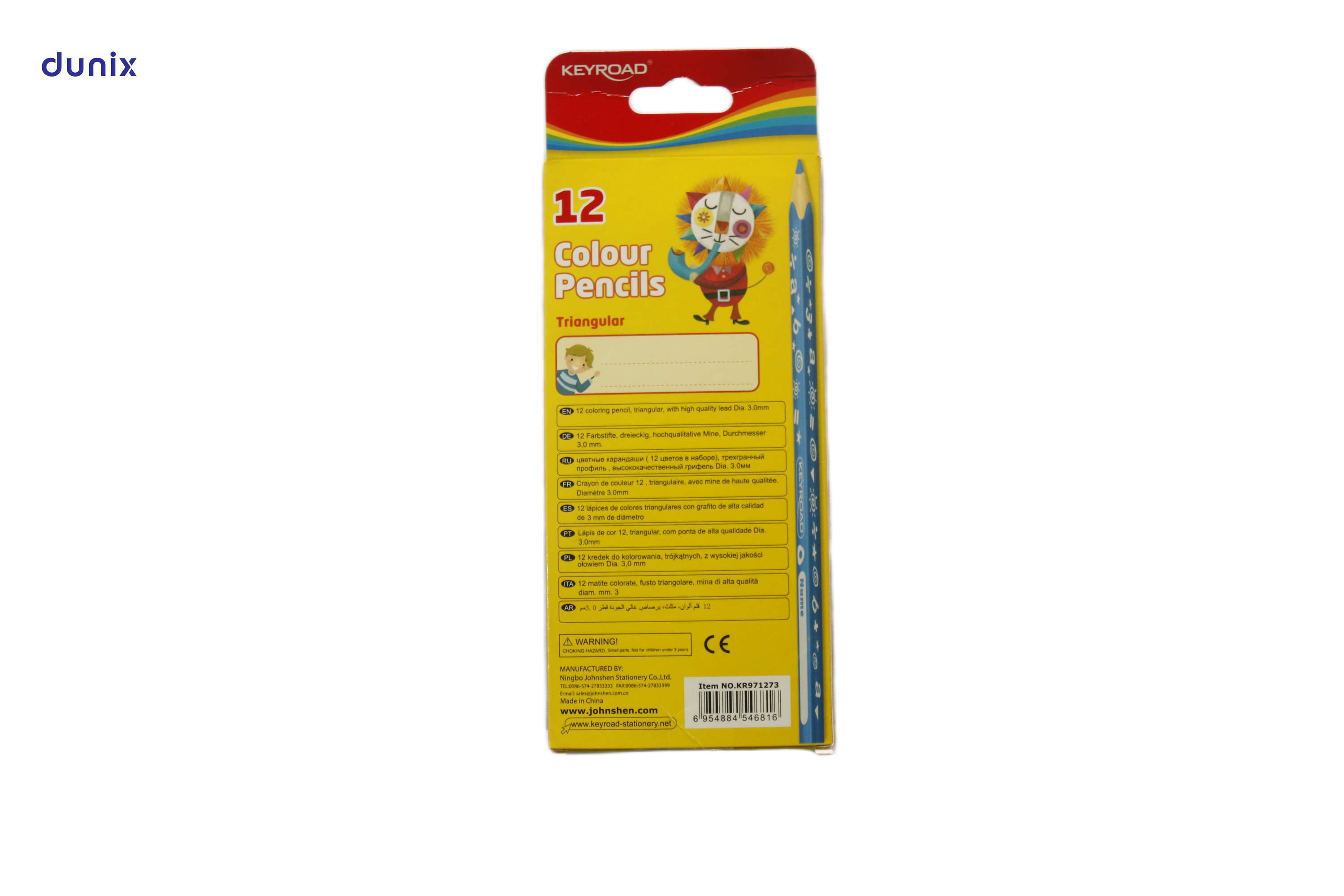 12 Colour Pencils  Triangular Colored Pencils for Kids & Students  Easy Grip Drawing Pencils