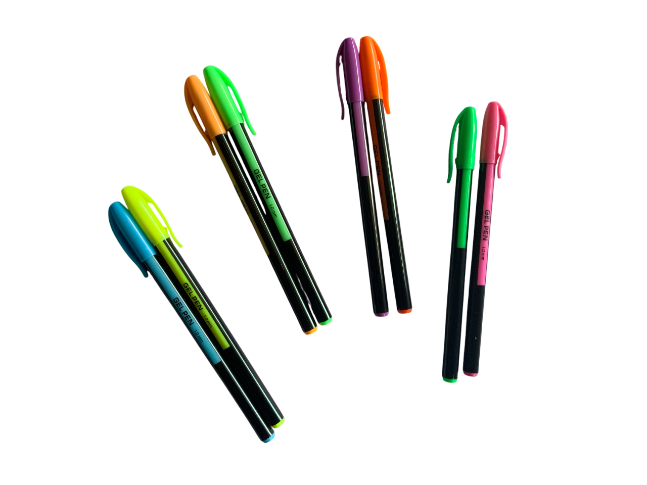 12/8 PCS Dunix Fluorescent Gel Pen Neon Gel Ink Pen Set Waterproof Ballpoint Highlighter Color gel Glitter Metallic pens Coloring Painting Drawing