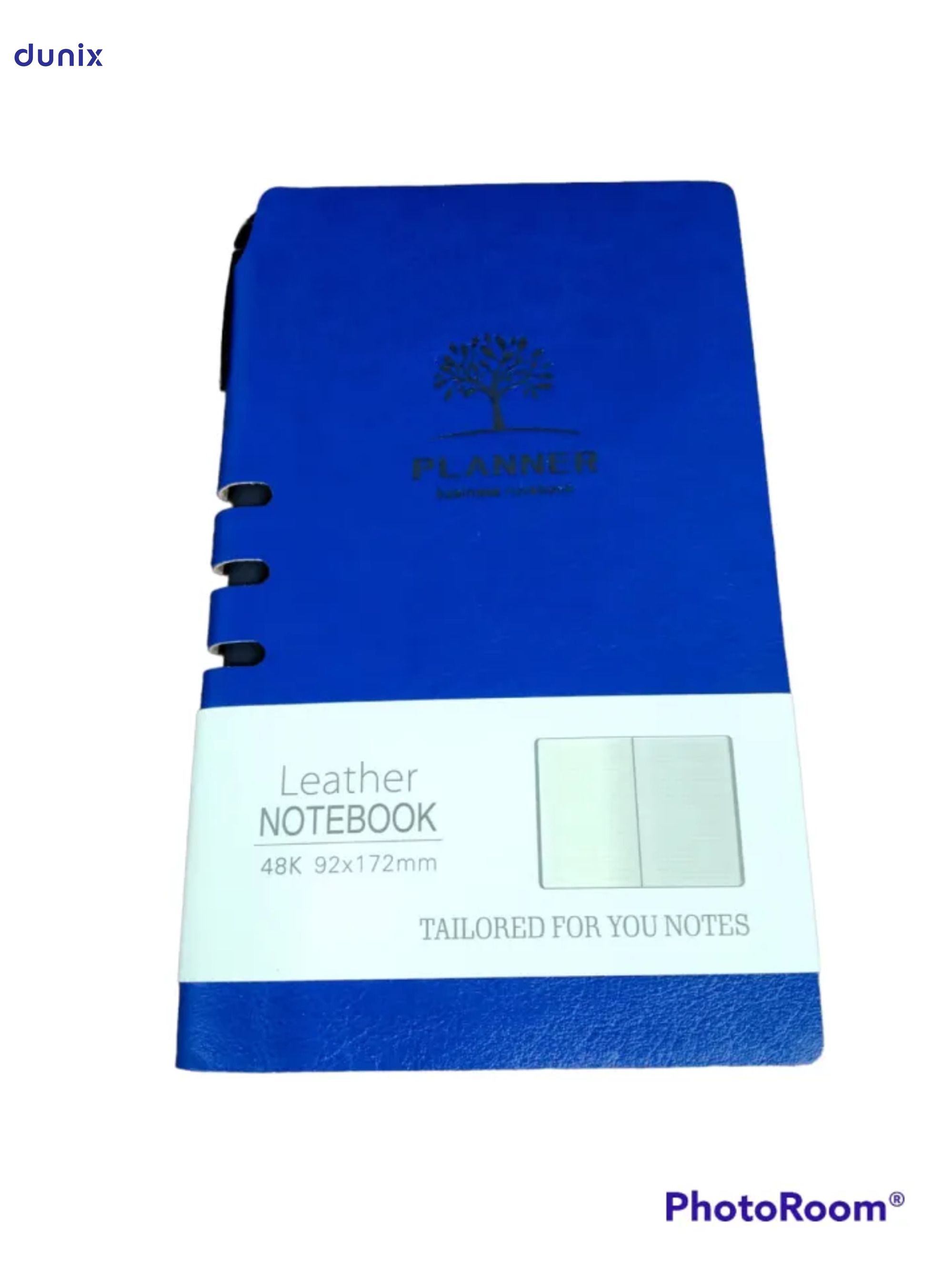 A6 PU Leather Notebook + FREE PEN - 100 Pages Lined Journal with Elastic Closure & Bookmark - Professional Pocket Diary for Work School Office Writing