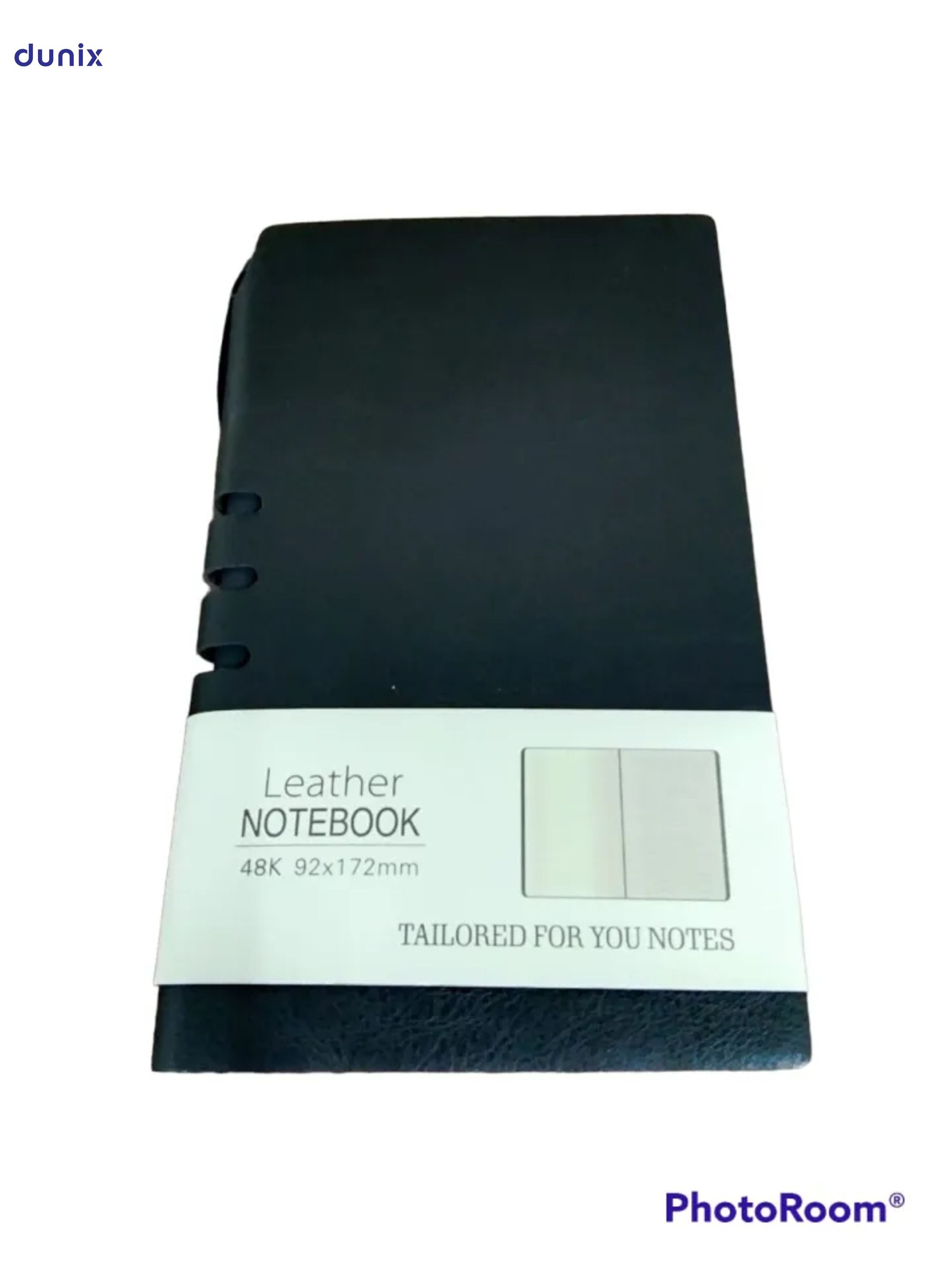 A6 PU Leather Notebook + FREE PEN - 100 Pages Lined Journal with Elastic Closure & Bookmark - Professional Pocket Diary for Work School Office Writing
