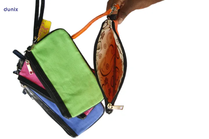 Multi-Purpose Storage Pouch - Portable Organizer Bag for Cosmetics Stationery Toiletries Electronics Accessories - Zipper Closure Travel Storage Case