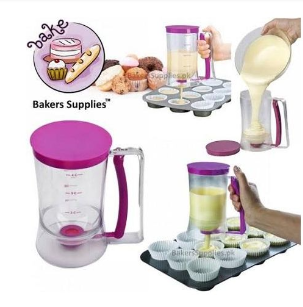 🌟Batter Dispenser for Pancakes, Cupcakes, Waffles, Cakes, Muffins