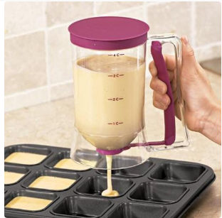 🌟Batter Dispenser for Pancakes, Cupcakes, Waffles, Cakes, Muffins