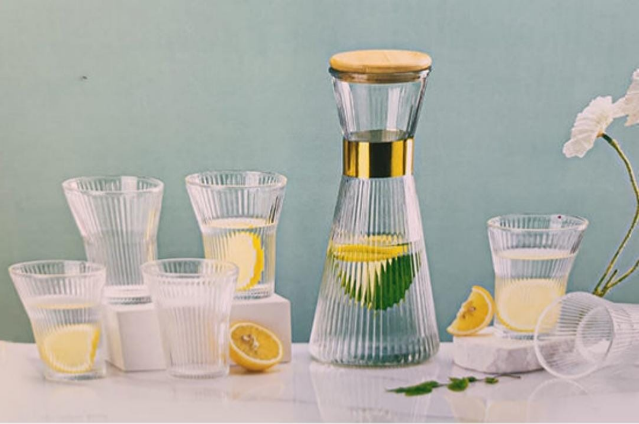 New arrival🔥🔥🔥

Baochum Clear glass 7pc water set - 200mlx6 tumblers  +950ml jug