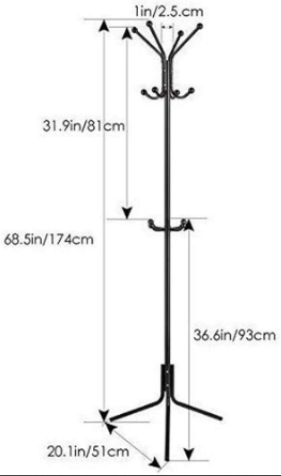 New arrival🎉🎉🎉🎊❗170cm high metallic coat or bags hanger stand