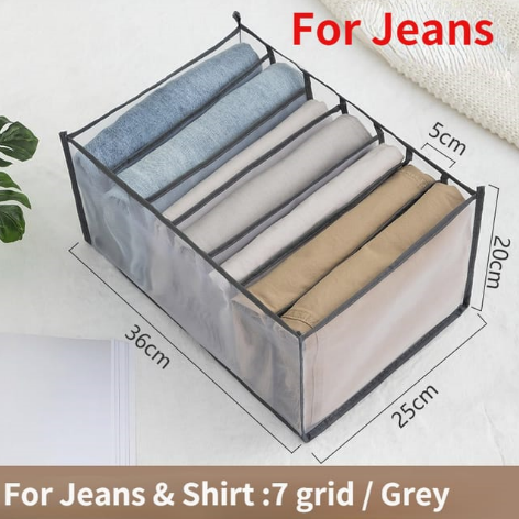 7 grid Jeans , Trouser and other garments organizer
