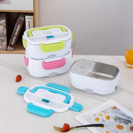 🎻Electric lunchbox plastic insert now available@1500👁Available in Pink, Blue, Green, Red, Grey, and Orange🪶