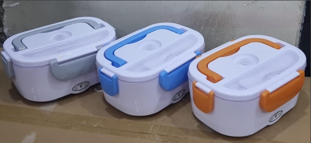 🎻Electric lunchbox plastic insert now available@1500👁Available in Pink, Blue, Green, Red, Grey, and Orange🪶