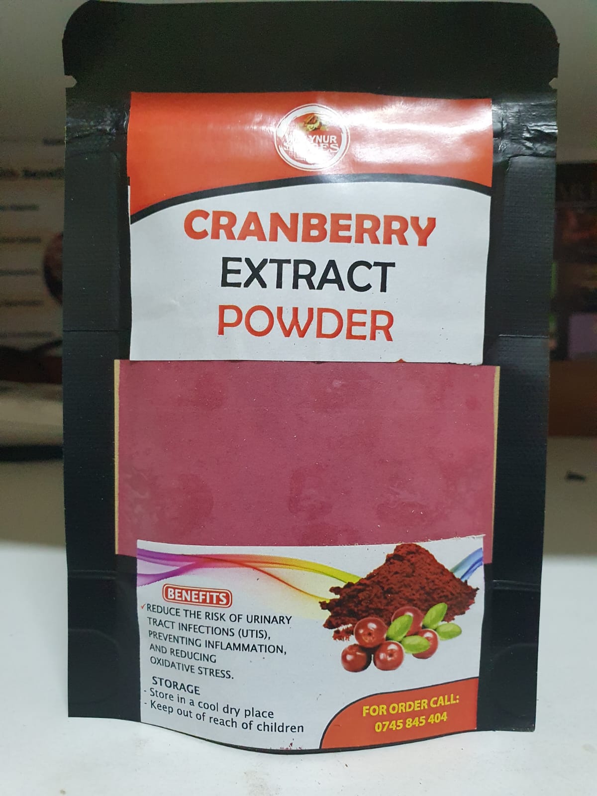 Cranberry extract powder (best for reducing the risk of urinary tract infections (UTIs)