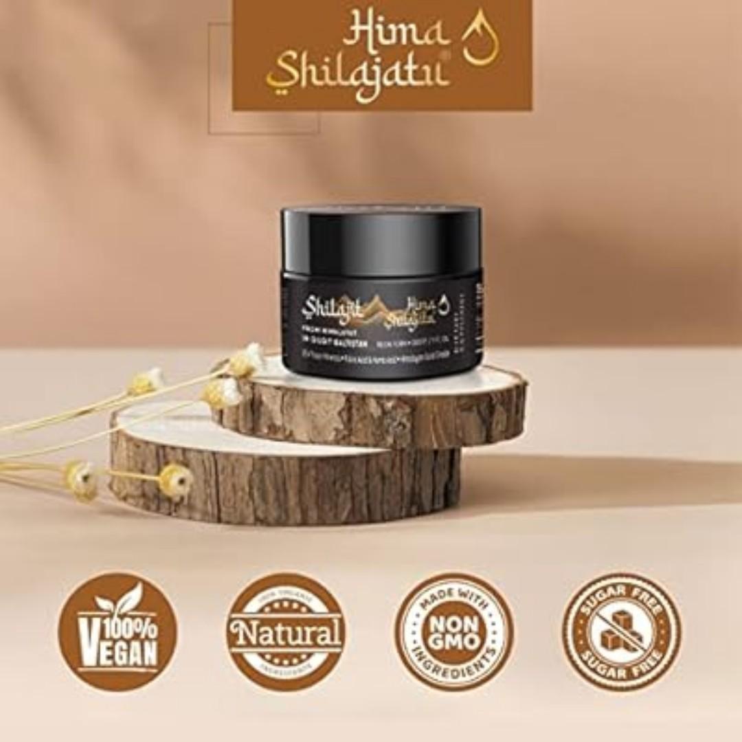 Gold Grade Pure Himalayan Shilajit Resin with 85+ Trace Minerals & Fulvic Acid - Energy & Immune Support.