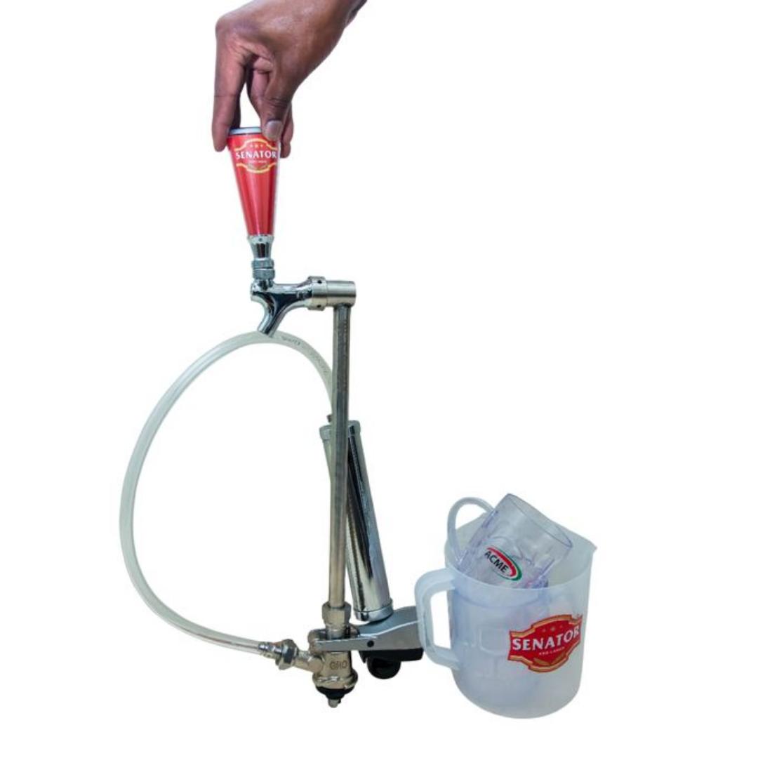 India Dark Keg Beer Pump + 1 Free Mug
