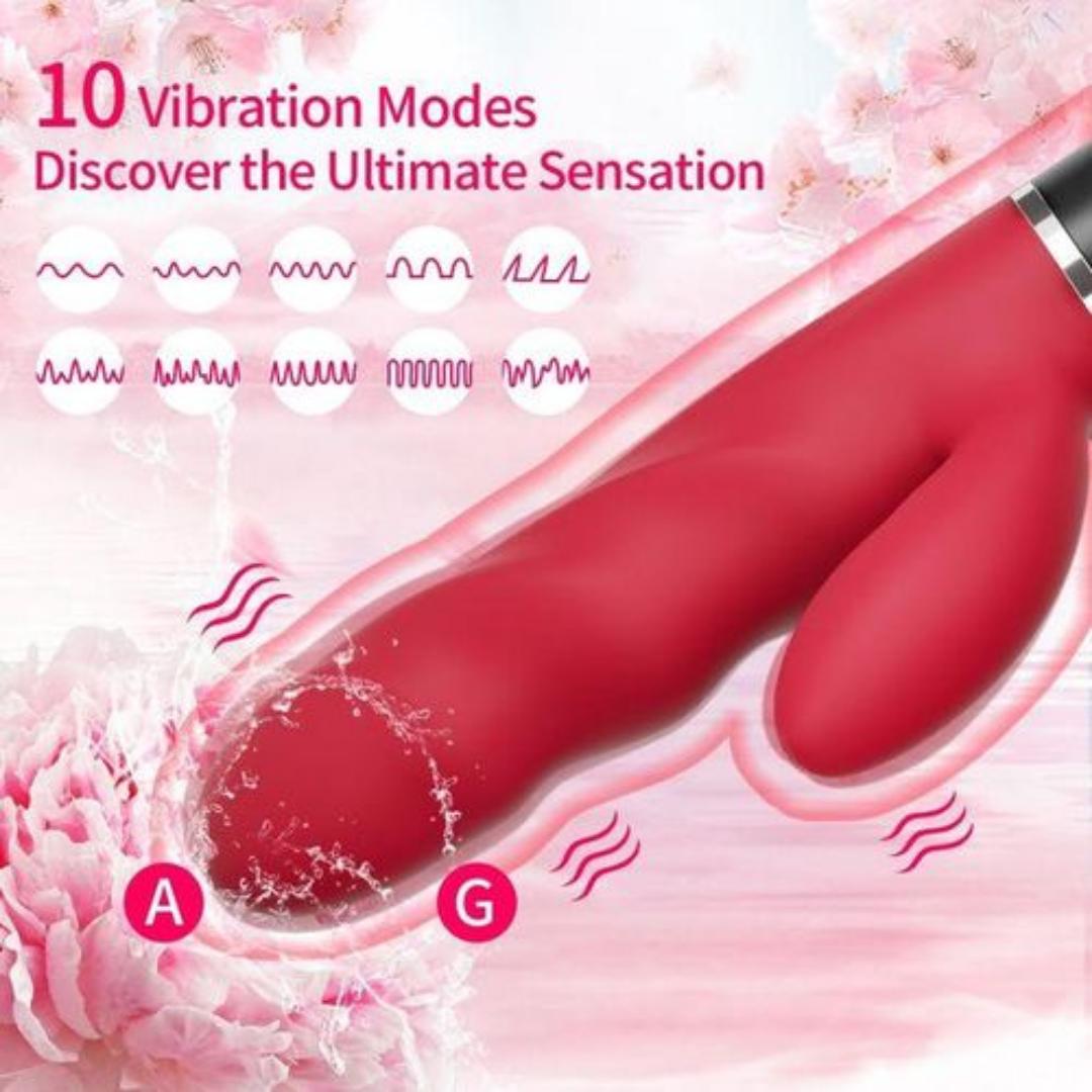 Medici 24cm Huge RABBIT Dildo RECHARGEABLE Vibrator for Women G Spot Vibrating Female Vagina Orgasm Masturbator Sexy Toys for Couple Sextoy