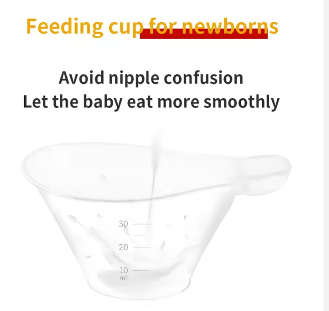 BPA Free Reusable Baby Cup Short Term Milk Breastfeeding Accessories Collection Cup Feeding Cup for Newborn