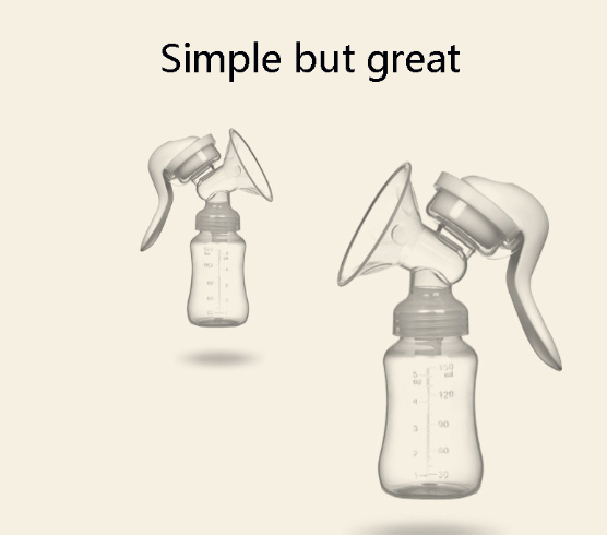 BPA Free CE Standard Manual Breast Milk Pump – Comfortable Suction, Quiet Operation, Easy to Use & Clean, Ideal for Home or Travel