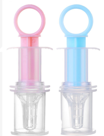 Top Quality Baby Medicine Dispenser Syringe With Pacifier Anti-Choking Silicone Clear BPA Free Baby Medicine Feeder