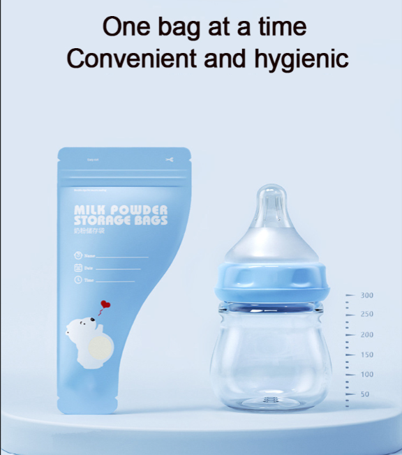 Travel Infant Formula Milk Powder Storage Bag – Electronic Beam Sterilized, Easy-to-Tear, BPA-Free Whole Milk Powder Packaging Bag - 30pcs