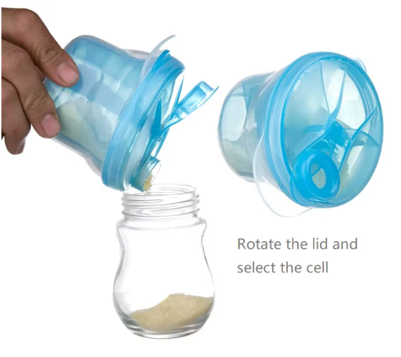 Baby Formula Dispenser, for Travel Outdoor Activities With Baby Portable Multifunctional Baby Food Feeding Storage Container