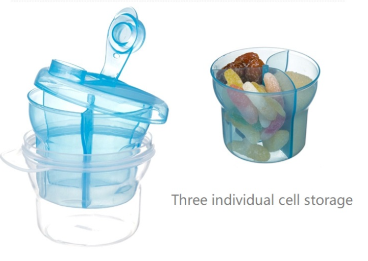 Baby Formula Dispenser, for Travel Outdoor Activities With Baby Portable Multifunctional Baby Food Feeding Storage Container