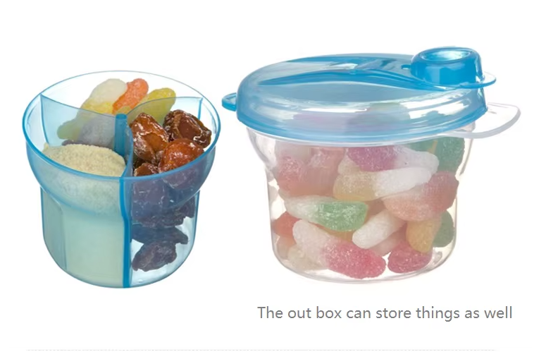 Baby Formula Dispenser, for Travel Outdoor Activities With Baby Portable Multifunctional Baby Food Feeding Storage Container