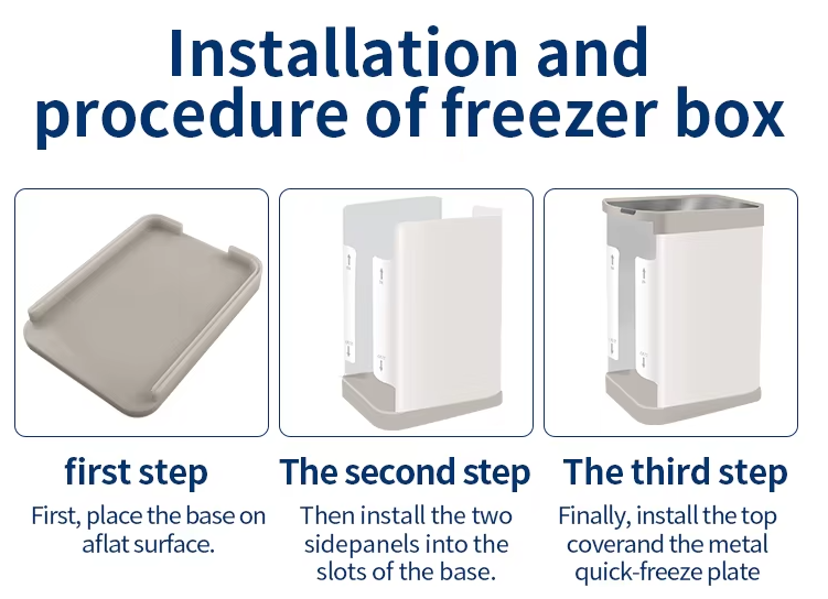 Breast Milk Storage Bag Freezer Organizer with Tray – First-In First-Out System for Neat & Safe Milk Storage