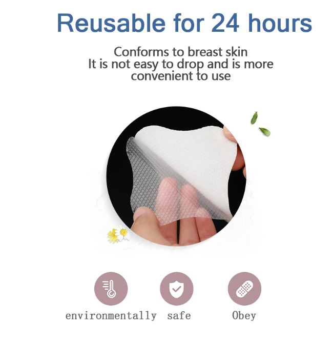 2025 Hot Selling OEM Relief Hydrogel Breast Pads Reusable Cooling Nursing Pad for Maternity Moms with Sore Nipples