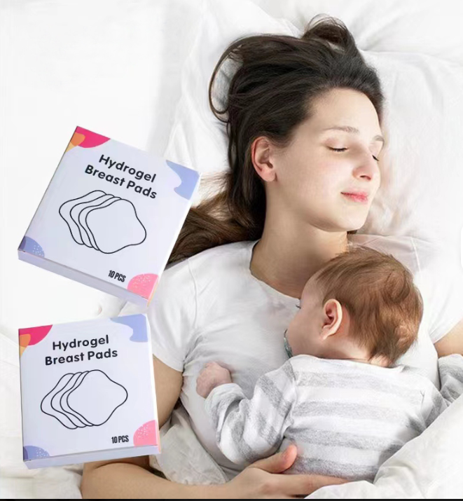 2025 Hot Selling OEM Relief Hydrogel Breast Pads Reusable Cooling Nursing Pad for Maternity Moms with Sore Nipples