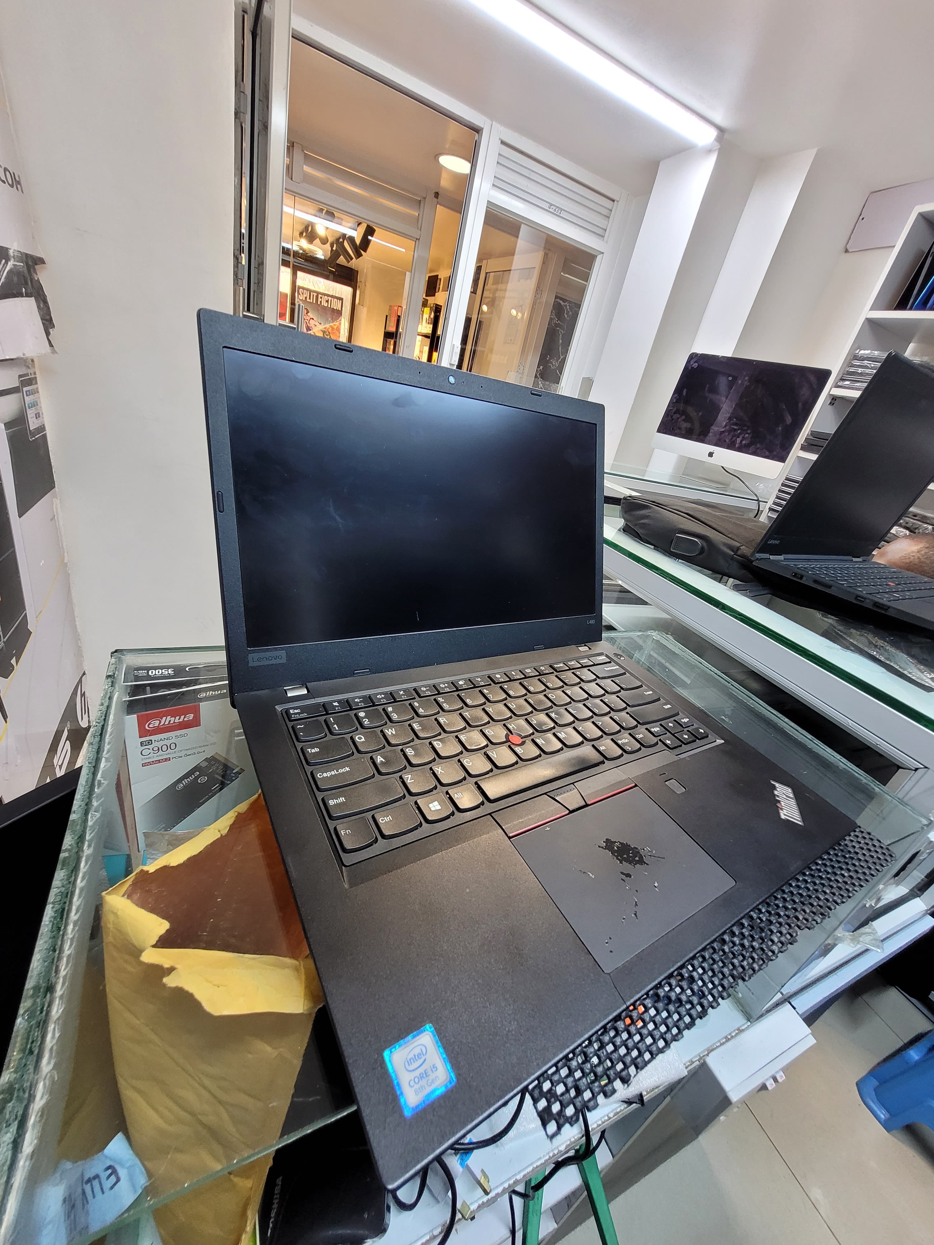 LENOVO THINKPAD L480: 8TH GEN I5-8250U, 8GB DDR4, 256GB NVME SSD, 14” FHD IPS, WI-FI 5, USB-C, 1.7KG, MIL-STD-810G  | DURABLE & POWERFUL BUSINESS LAPTOP | SEAMLESS PERFORMANCE FOR WORK & BEYOND