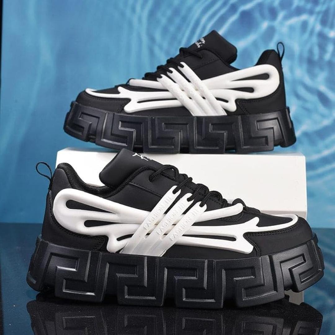original versace latest sneaker black/white
