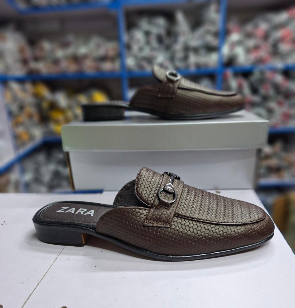 latest Zara official mules coffee shoe