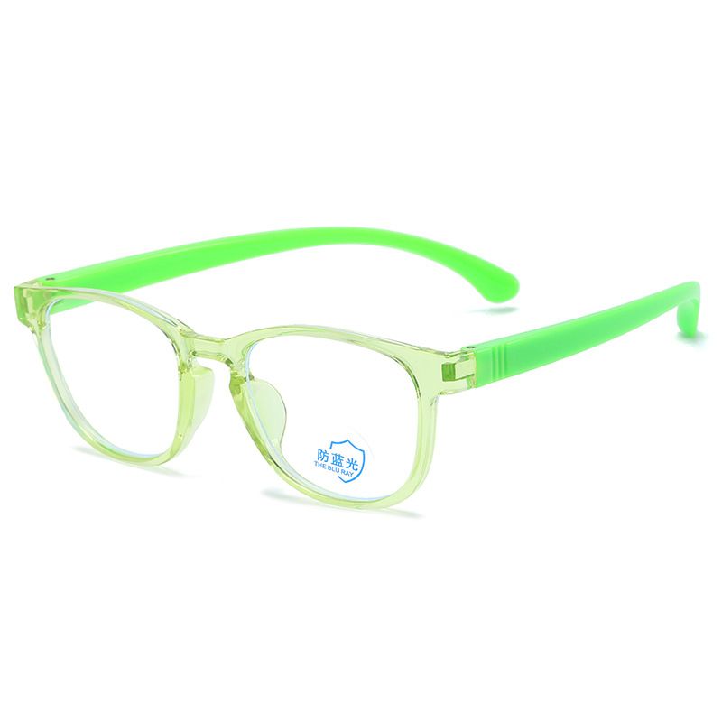 New Kids Blue Light Blocking Coated Protective Silicone Frame Glasses Anti-Fatigue Comfortable Lightweight Eye Protection Anti-Radiation Eyewear for Learning Gaming Computer Phone Tablet Reading & Bro
