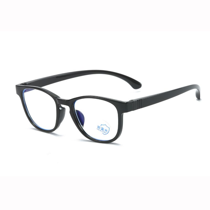 New Kids Blue Light Blocking Coated Protective Silicone Frame Glasses Anti-Fatigue Comfortable Lightweight Eye Protection Anti-Radiation Eyewear for Learning Gaming Computer Phone Tablet Reading & Bro