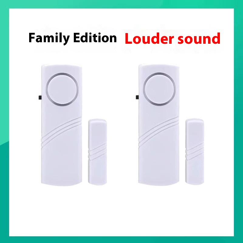 Smart Door Window Alarm Wireless Security Sensor Auto Alert System for Home Theft Protection Easy Installation No Wiring