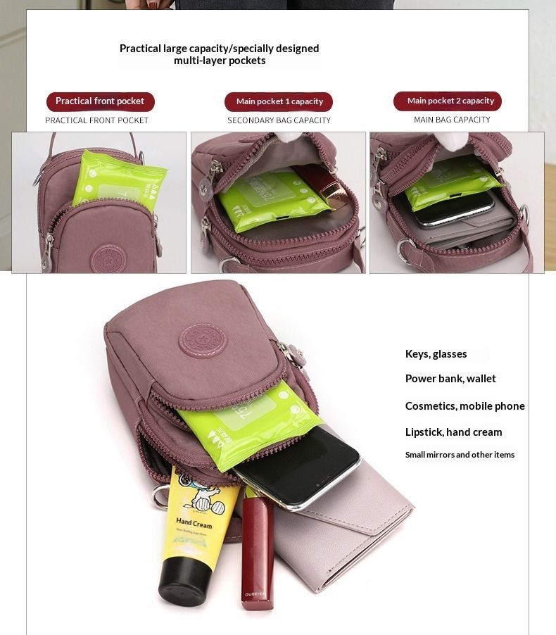 Stylish Womens Small Tote Bag Casual Versatile Lightweight Crossbody Purse for Daily Use and Travel