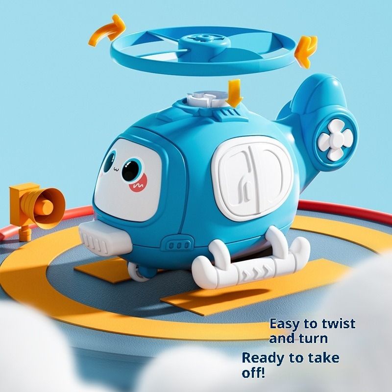 Catapult Helicopter Inertia Cars Collision Disc Toys for Boys Outdoor Stall Fun Play