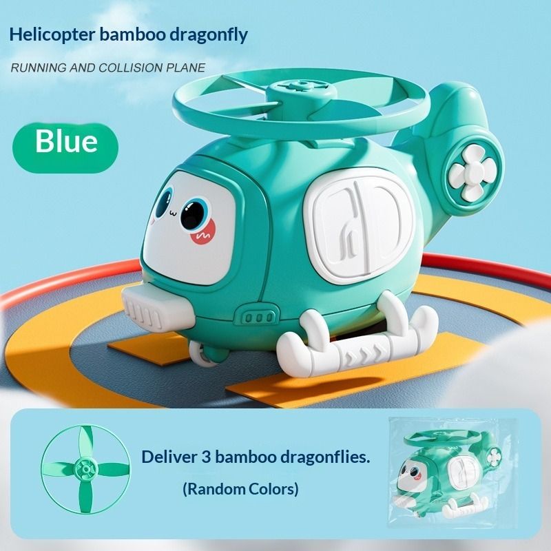 Catapult Helicopter Inertia Cars Collision Disc Toys for Boys Outdoor Stall Fun Play